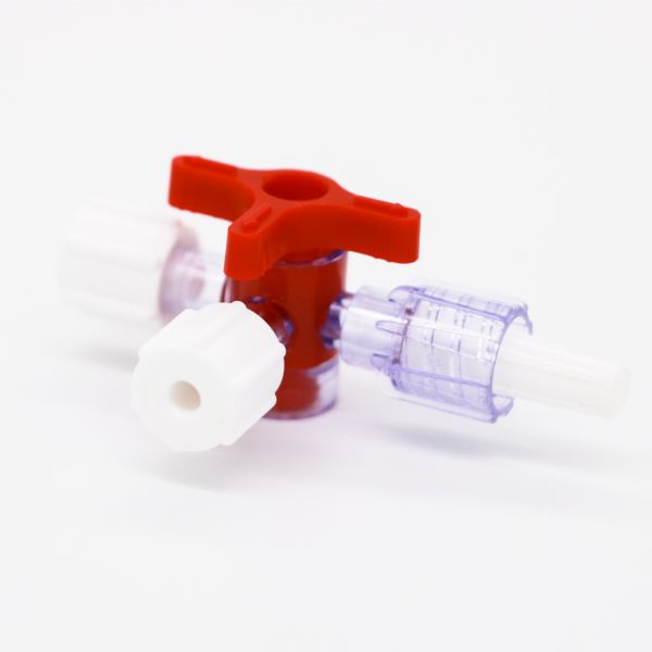 Ligne médicale stérile d'OIN de la CE robinet de manière de l'ensemble 3 de trois/extension jetable