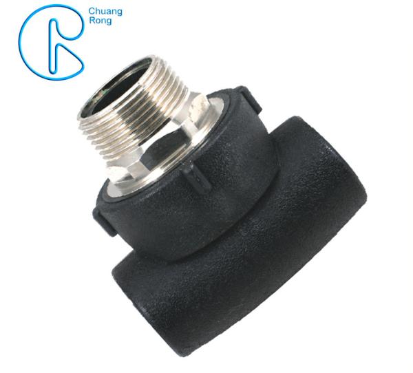 Corrosion Resistant Hdpe Socket Fittings Male Tee PE100 PN16 SDR11
