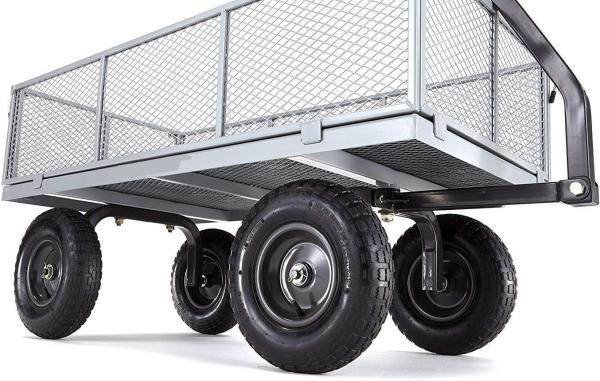 Outdoor Garden Heavy Duty Utility Portable Large Capacity Camping Collapsible Wagon Cart With All-Terrain Wheels