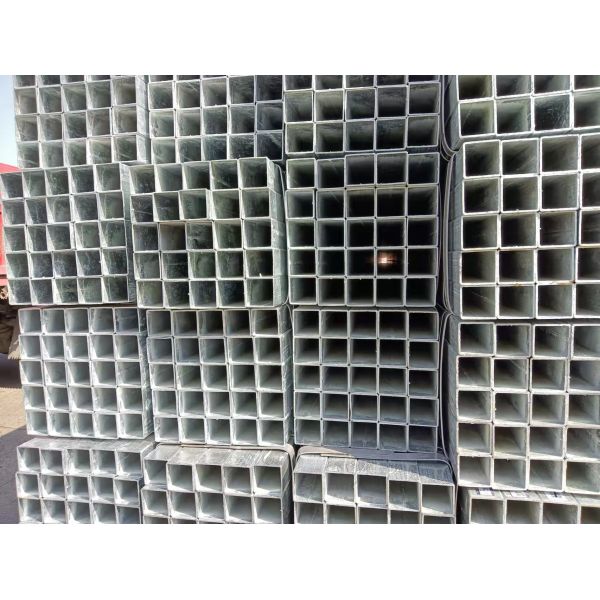Q235B Galvanized Square Pipe For Water Gas Oil Transportation