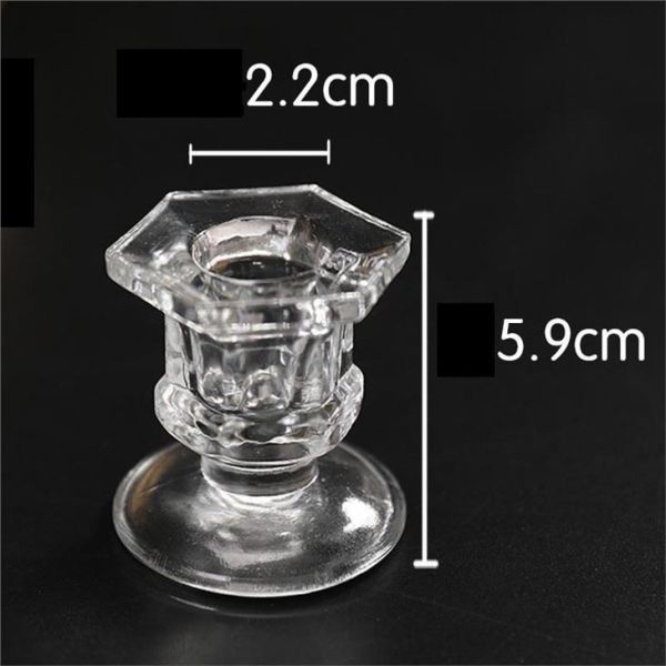 New Creative Fengshui Candlestick Crystal Glass Candlesti...