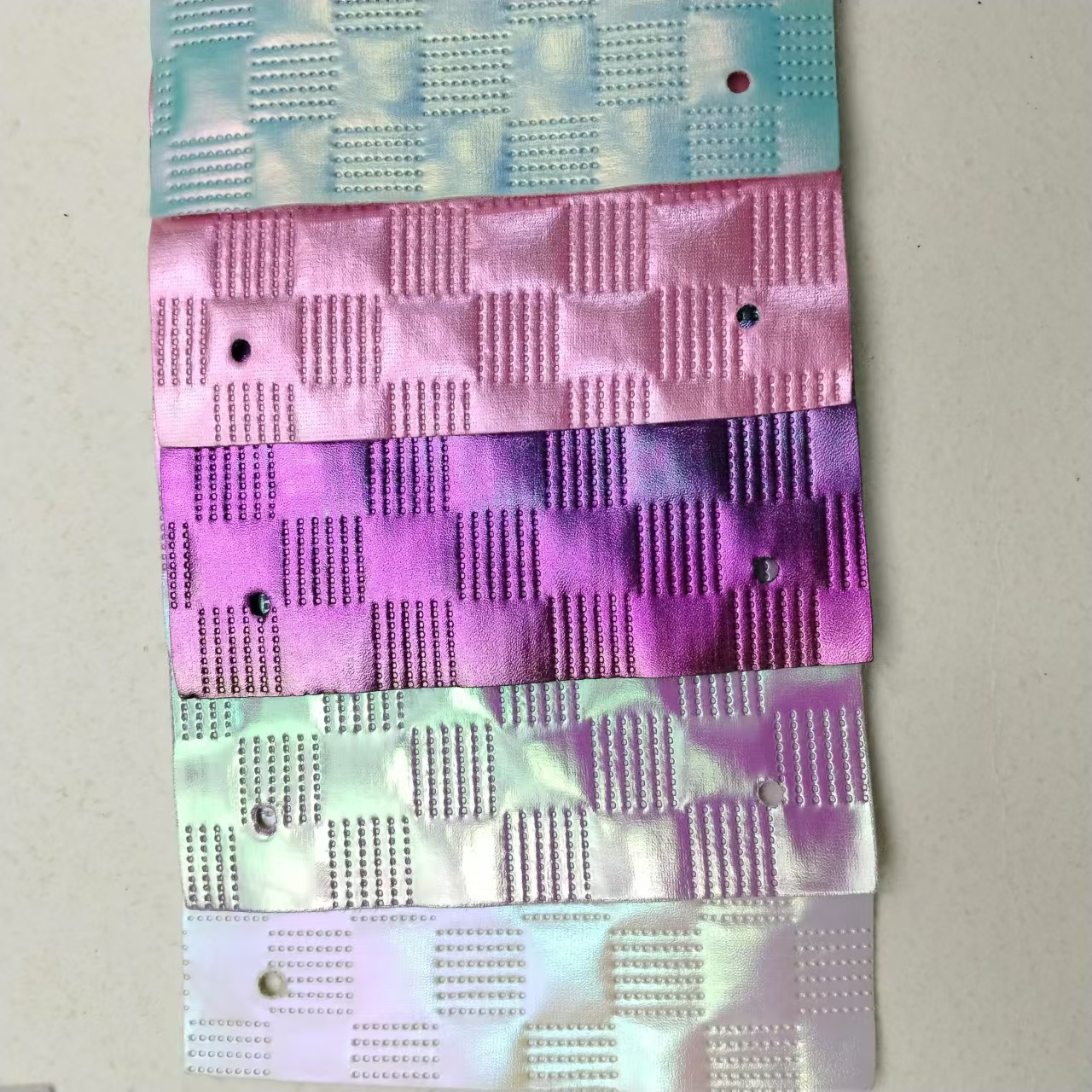 Metal Pvc Synthetic Leather for Making Handbag and Phonecase