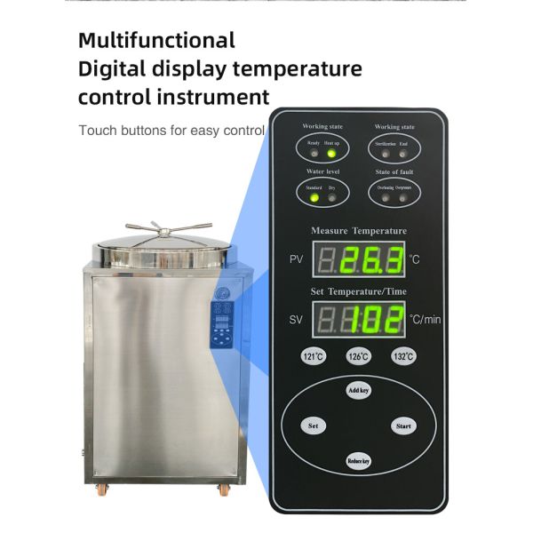 Stainless Steel Steam Sterilizer Autoclave For Industrial Use