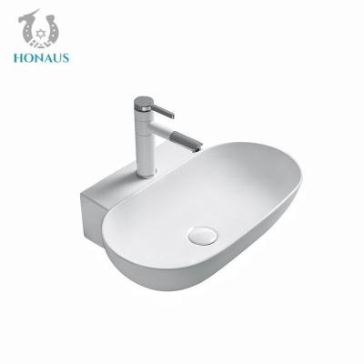 Customization Bathroom Wall Hung Basin Wall Mounted Cloakroom Basin 570*385*100mm