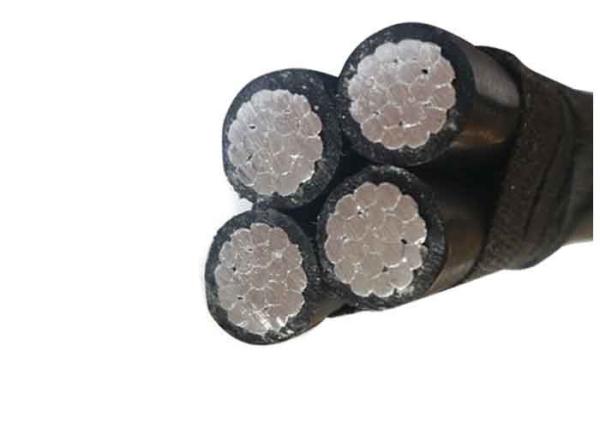 Aluminium 3 Core Conductor Aerial Bundled Cable No Sheath IEC 60502