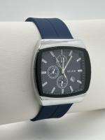 Montre à poignet en quartz à sangles en cuir lumineux pour les professionnels