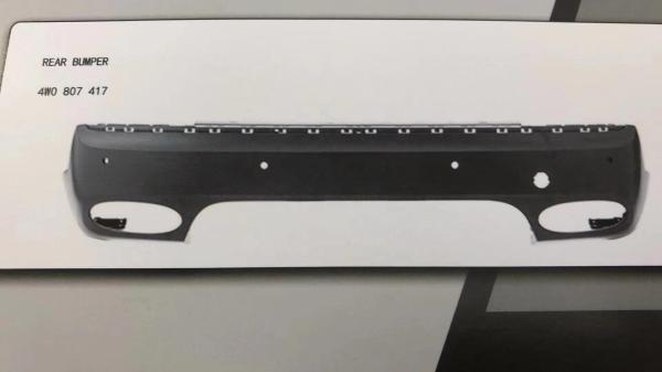 2019- Bentley Flying Spur Rear Bumper 4W0807417 Body Kits