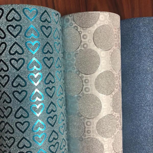 300mm 1500mm Glitter Lamination Film Decorative CPP Metallized Film For Wet / Dry Lamination