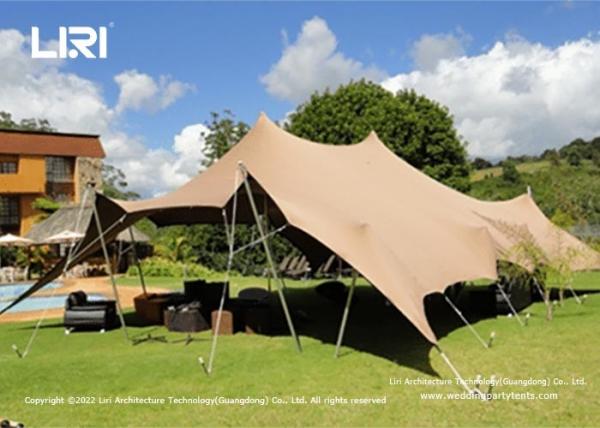 Large Khaki Color 200 Seated Outdoor Stretch Tents for Carnival Wedding Beach Party