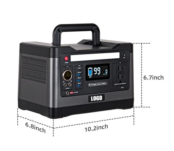 USB2.0 Solar Energy System Portable Solar Generator Pure Sine Wave For Outdoor Van Camping