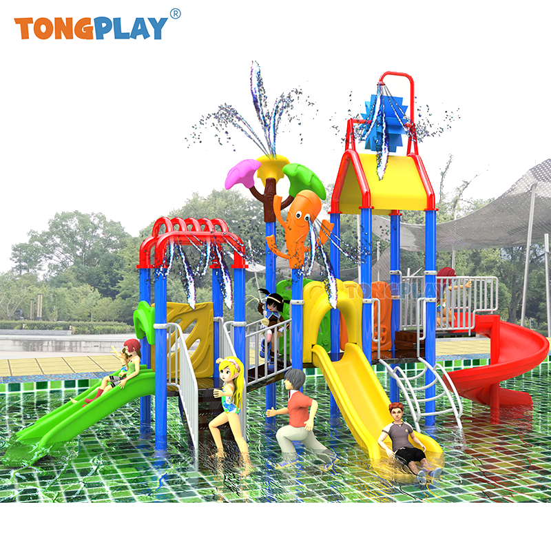Children Outdoor Plastic Water Park Playground Amusement Park Rider Equipment Water Slide for Swimming Pool Water Playground