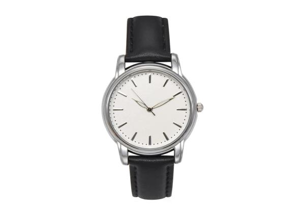 30MM Diameter Alloy Women Quartz Watches Hardened Glass With PU Leather Strap