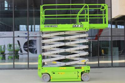 High impact anti-corrosion AWP 12m 39ft 320KG Self Propelled Scissor Lift For Maintenance