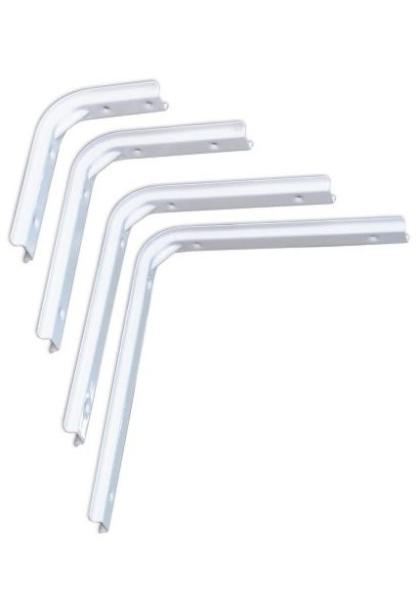 Durable 10 Inch × 12 Inch Furniture Shelf Brackets Corrosion Resistance