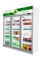 Réfrigérateur d'affichage de Dinks d'énergie de boisson non alcoolisée de boisson de réfrigérateur de trois portes