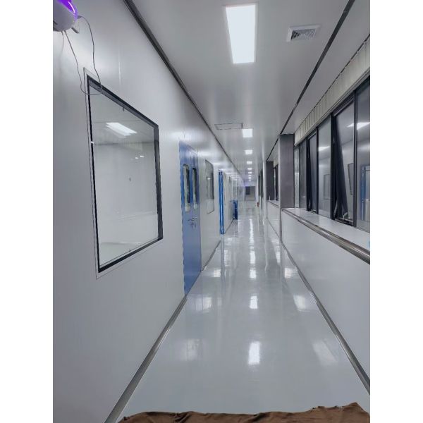 Wall Mounted hardwall modular Clean Room Class 1000 ISO5 ISO6 ISO7 Ideal For Microelectronics Industry Clean Environment