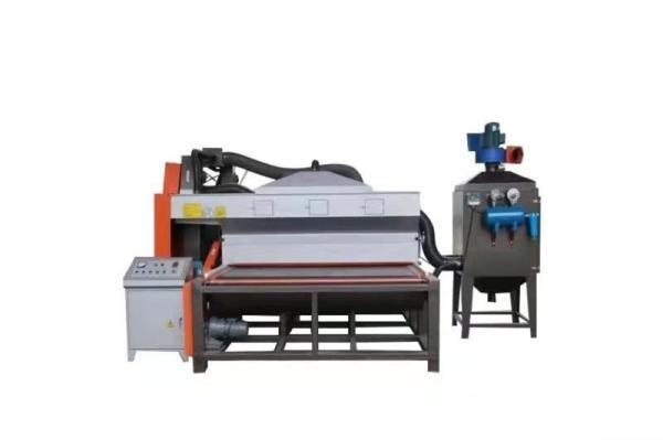 Horizontal Structure Glass Sand Blasting Machine for Marble Steel Dark Glass Processing