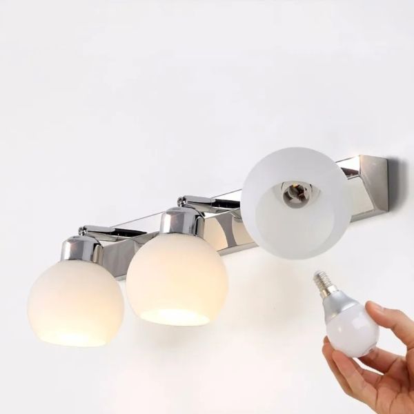 Crystal Bathroom Black Chrome Vanity wall Light Stainless Steel  Over Mirror Lights(WH-MR-90)