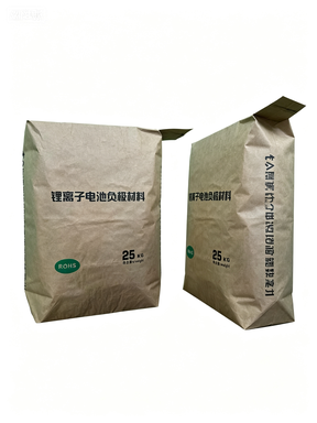 100 Percent Recyclable And Biodegradable Kraft Paper Valve Bags With Customizable Sizes For Industrial Storage