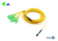 Hembra del desbloqueo 2.0m m 12F SM MTP del cable del tronco de MTP al tipo amarillo B los 0.5m de la pérdida de la élite del OD de la chaqueta del duplex 3.0m m del SC APC