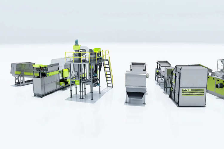 Low Maintenance ECS Non Ferrous Metal Separator for WEEE Recycling Facility