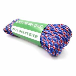 Tipo III do paraquedas 7 verde azul do preto de Paracord da costa 550