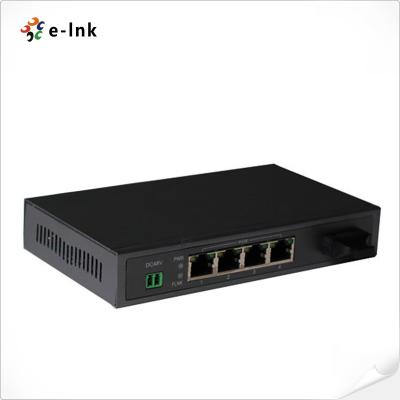 os ethernet do ponto de entrada 48V comutam 10/100/1000M Gigabit Fiber To a Web do cobre que controlou o interruptor dos ethernet