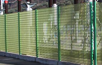 Prefabricated Web Protection FRP Fencing Customized Height Easy Install