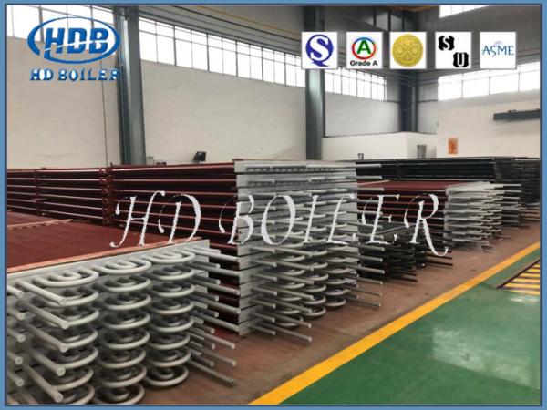 H Finned Tube Boiler Economizer Heat Exchanger Industrail Using ASME Standard