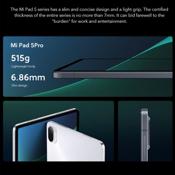 Xiaomi Mi Pad 5 Pro Tablet PC 11 Inch 2.5K LCD Snapdrgon 860 WiFi Version 6GB 128GB Mi Pad 5Pro 2021