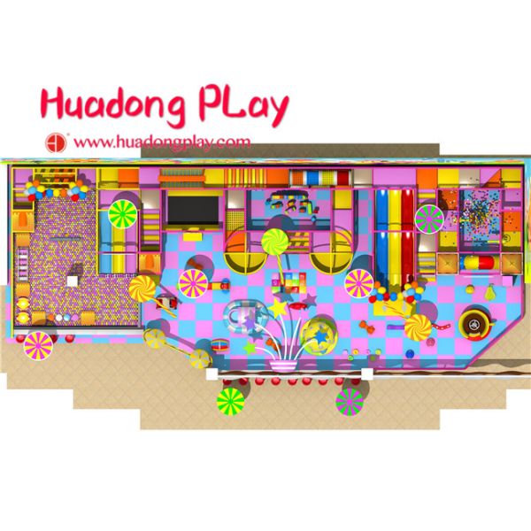 Colorful Soft Play Equipment High Strength Aluminium Alloy Long Life Span