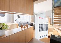 380V 50 hertz 20 litro sistema de refrigeração industrial do fã da cortina de água do desumidificador do ar da reunião