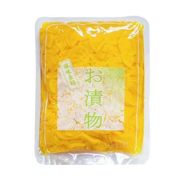 Oem Wholesale Pickled Vegetables Sushi Food Seasoned Picked Radish for Japanese Sushi Cuisine