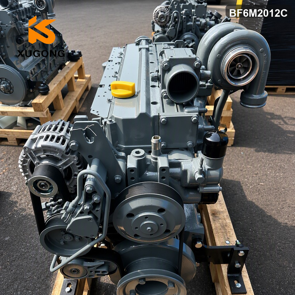 Deutz BF6M2012C Complete Diesel Engine Assembly 6-Cylinder Turbo Air-Cooled OEM Replacement Parts
