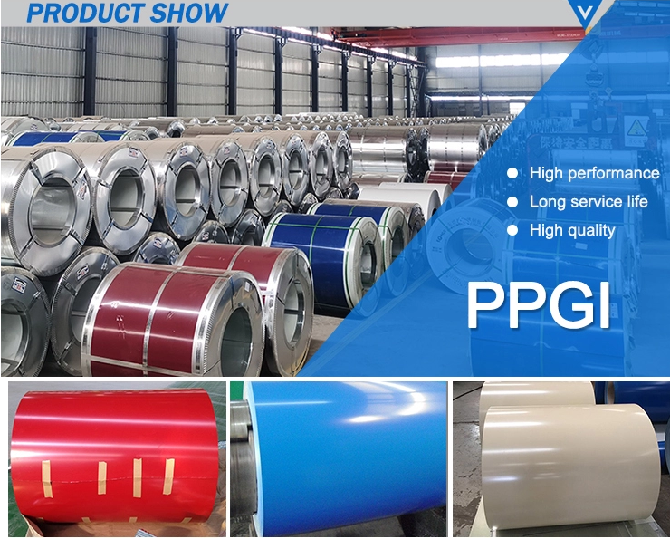 Color Ppgl 600mm Width SGCC Prepainted Steel Coil