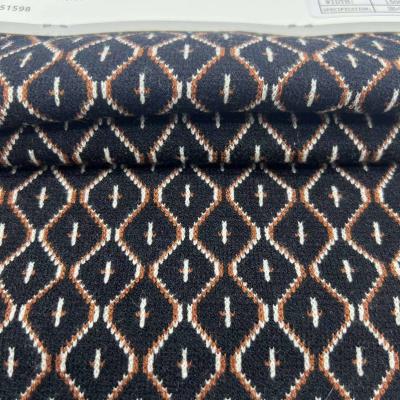 Tissus à tricoter à base de câbles de Jacquard de taille moyenne Tissus pour maison textile 49%R 24%N 24%P 3%SP 150CM 360GSM F01-051