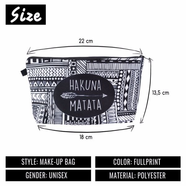 Women Cosmetic Bag 3D Printing Makeup Bags With Multicolor Pattern Cute Cosmetics Pouchs For Travel Ladies Pouch