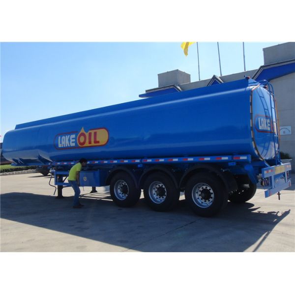 3 Axles 45000 50000 liters Steel Aluminum Oil Delivery Tanker Diesel Fuel Tanker Tank Semi Trailer