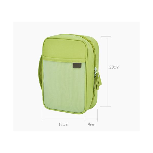 Large Capacity Custom Toiletry Bag , 13*20*8 CM Mens Hanging Wash Bag