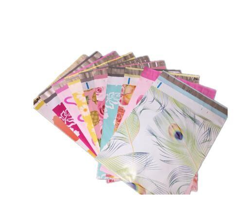 Self adhesive documents enclosed PE laminated Material  Plastic Bag with Adhesive Tap