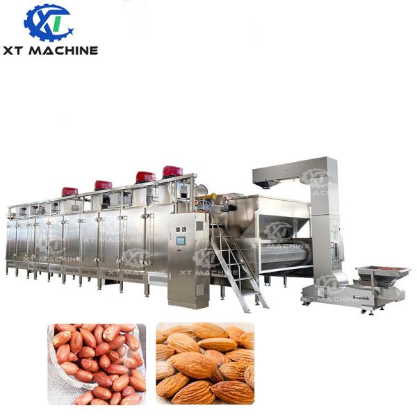 Commercial Peanut Roasting Machine Adjustable Conveyor Speed Roast Time 5-15min Multifunctional