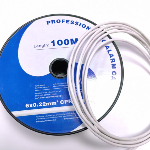 Copper Conductor Shielded 4/6/8/12 Core Alarm Cable for Italy/France/UK/South Africa
