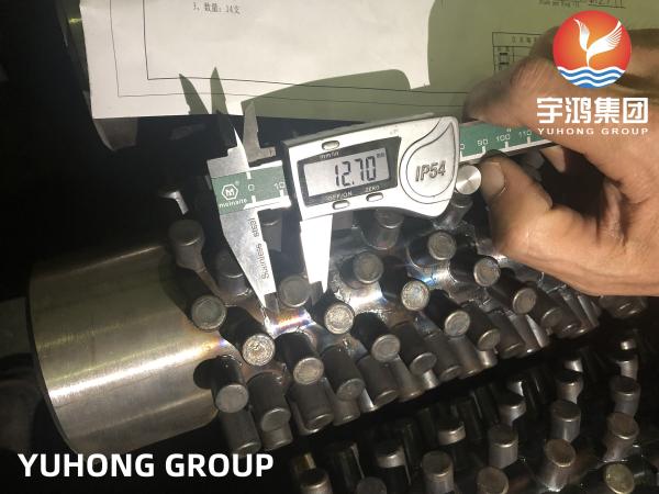 ASME SA335 P9 13Cr (SS 410), tubo de barbatanas, tubo de pin, tubo de forno de óleo, tubo de forno de reforma de vapor