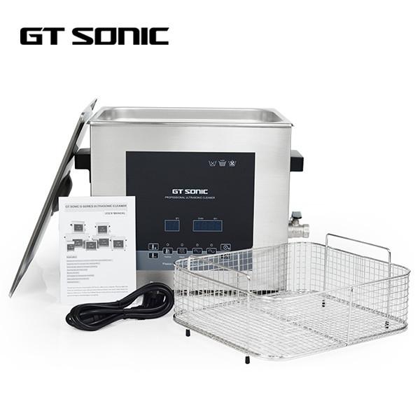 líquido de limpeza 200W ultrassônico pequeno com o tanque 9L 304 de aço inoxidável