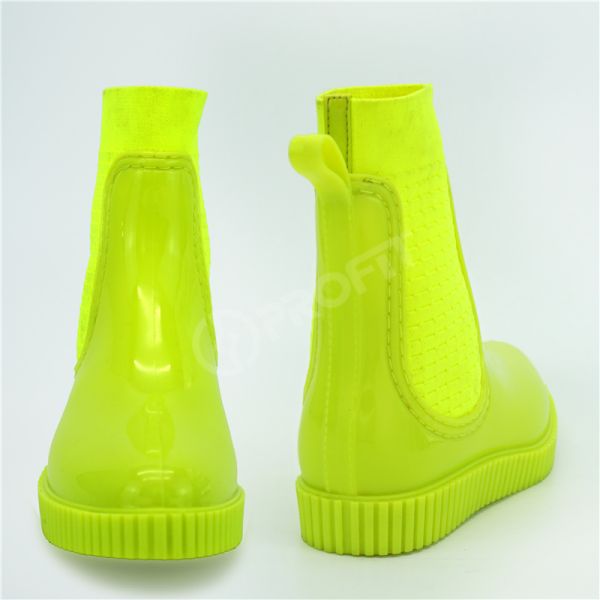 Reusable High Heel Rain Boots , PVC Anti Slip Rain Boots