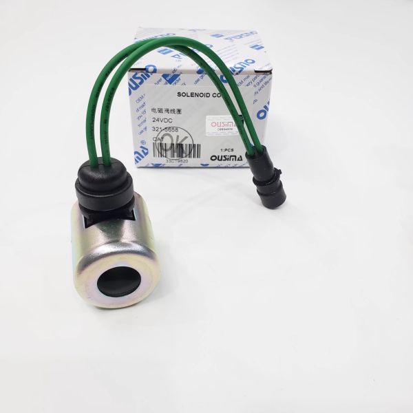 321-5658 bobina 24V da válvula de solenoide para  Excavator Spare Parts