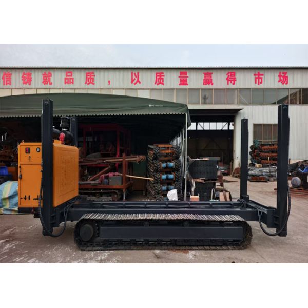 0-10tons Steel Crawler Chassis With 360° Rotating Lifting Boom