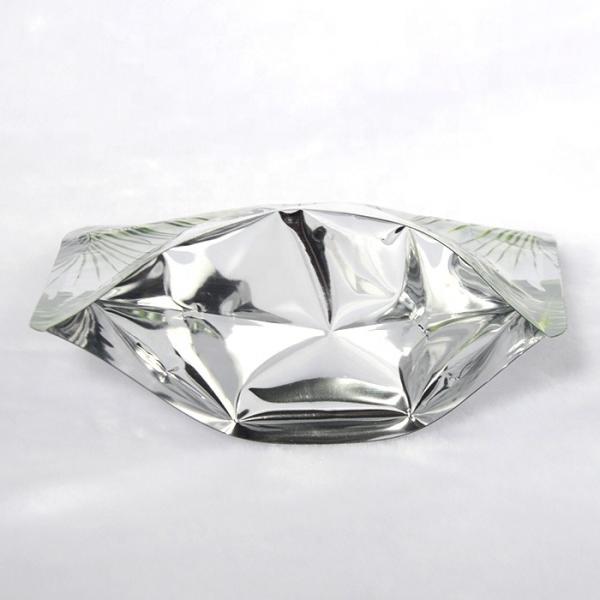 Biodegradable PLA plastic bags 4 oz k stand up pouch metallic foil bag with window doypacks