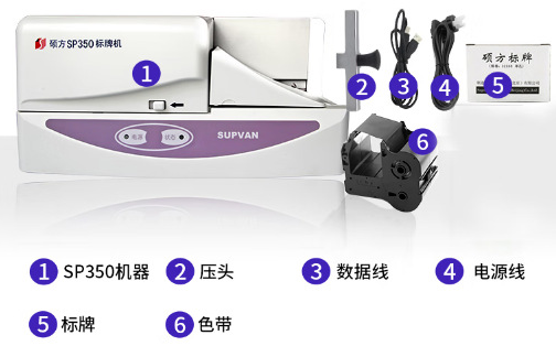 SP Series PVC / ABS / PET Automatic Wire Labeling Machine