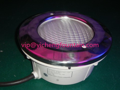Stainless Steel Cover Underwater Swimming Pool Lights PAR56 Type With ABS White Niche